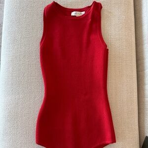 She and Sky Red Bodysuit